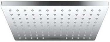 hansgrohe Vernis Shape - Kopfbrause, eckige Duschbrause (230 x 170 mm), Regendusche mit 1 Strahlart für Wand- oder Deckenmontage, Brausekopf mit Antikalk-Funktion, Chrom, 26281000 im Sale